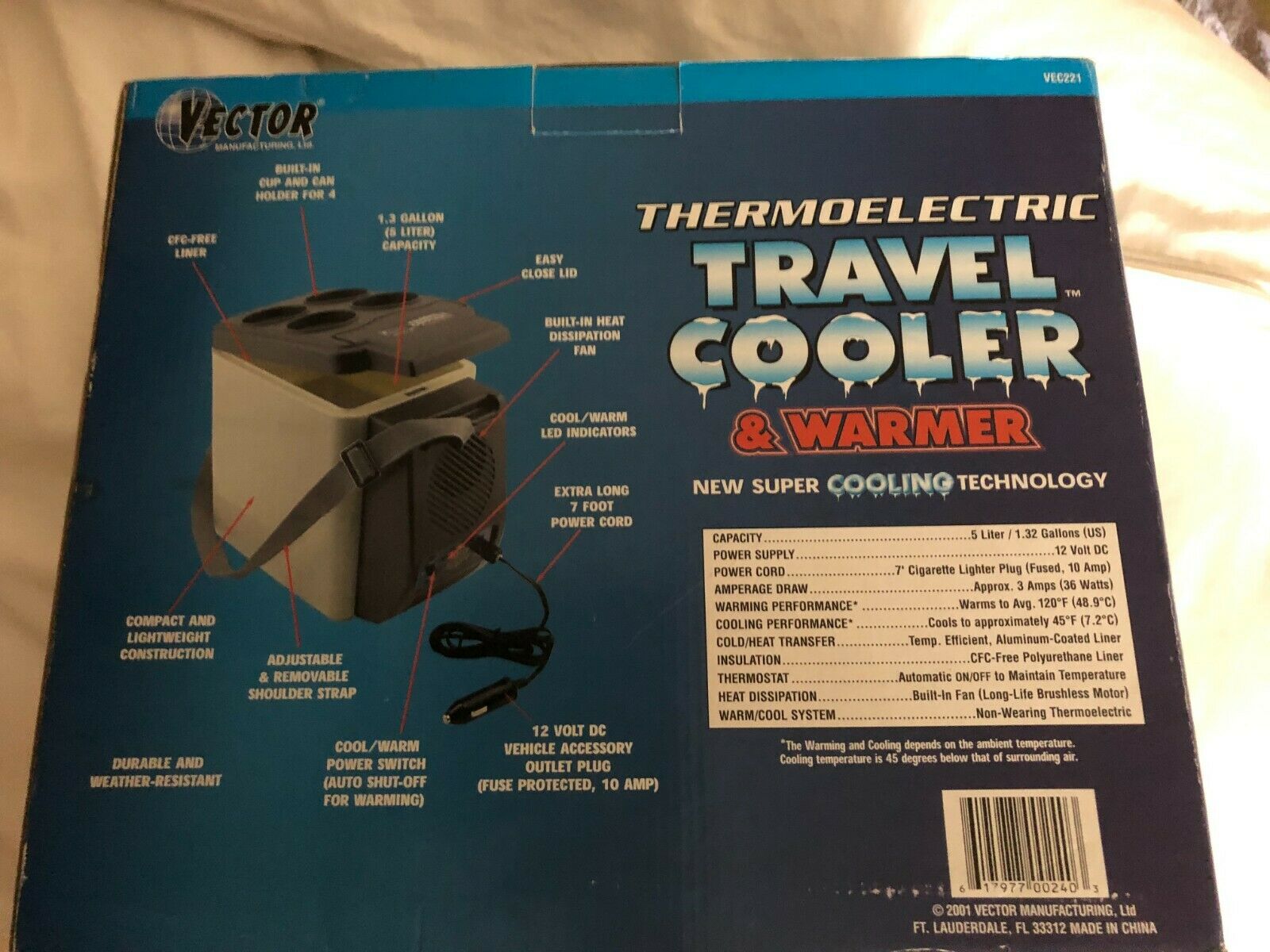 vector travel cooler and warmer manual